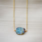 Labradorite Slice Necklace