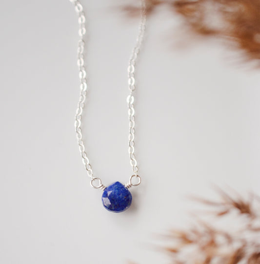 Lapis Lazuli Teardrop Necklace