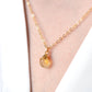 raw citrine necklace, yellow stone pendant, yellow crystal, healing crystal, bridesmaid jewelry, sterling silver, gold