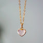 Heart Pendant: Rose Quartz