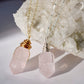 Large Rose Quartz Point Pendant
